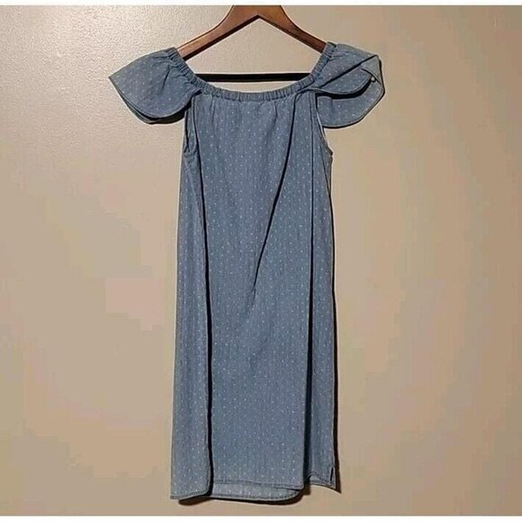 Dresses & Skirts - J Crew NWT Sz 0 Trendy Cute Indigo Chambray_